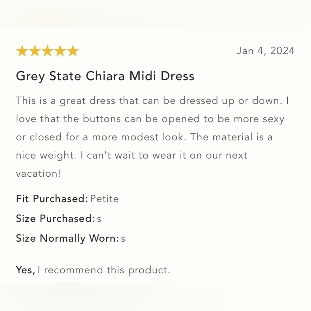 NWT Size 1X - Grey State Chiara Midi Dress - Picture 10 of 16